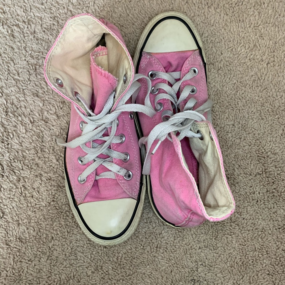 Pink high tops